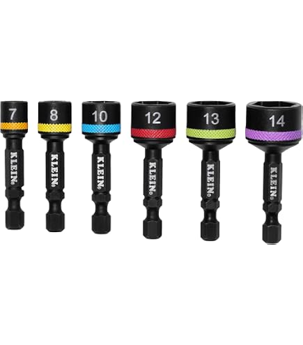 Amazon.com: Klein Tools 32925S Nut Setter Set, Magnetic Impact